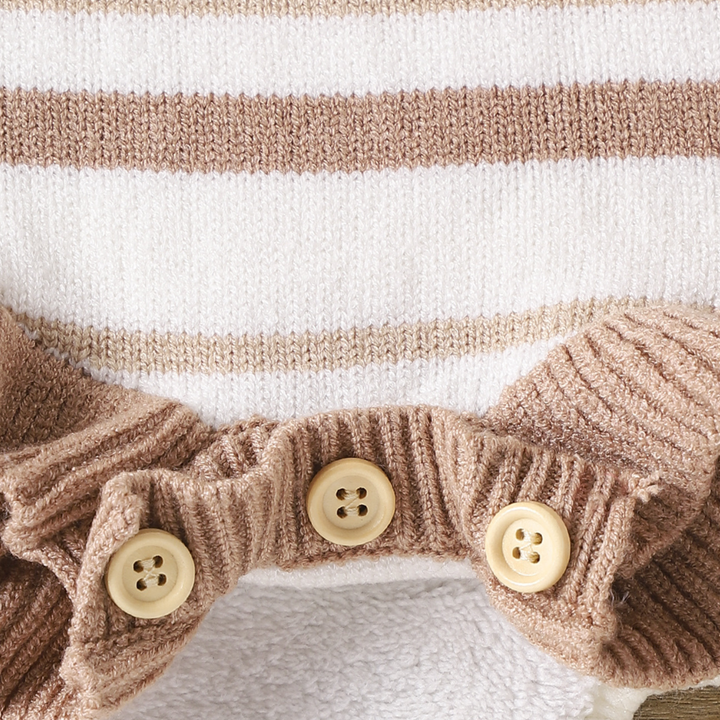 Knitted Stripe Romper